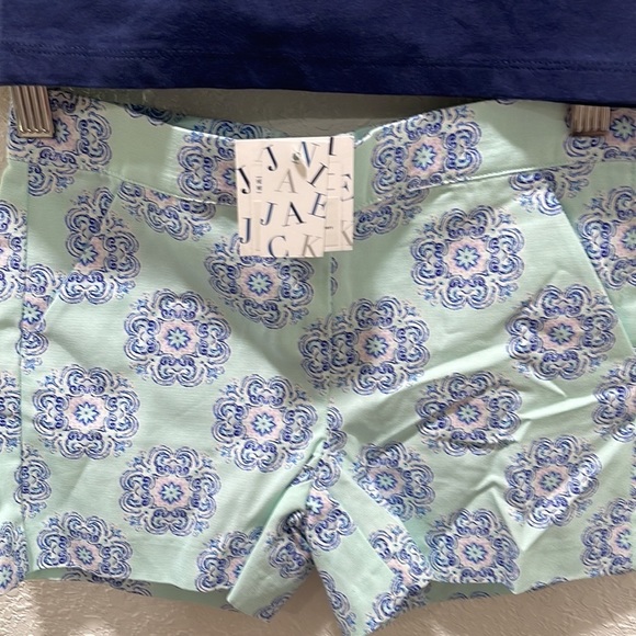 Janie and jack girls navy blue top & floral shorts SET size 8 NWT… - Picture 5 of 9